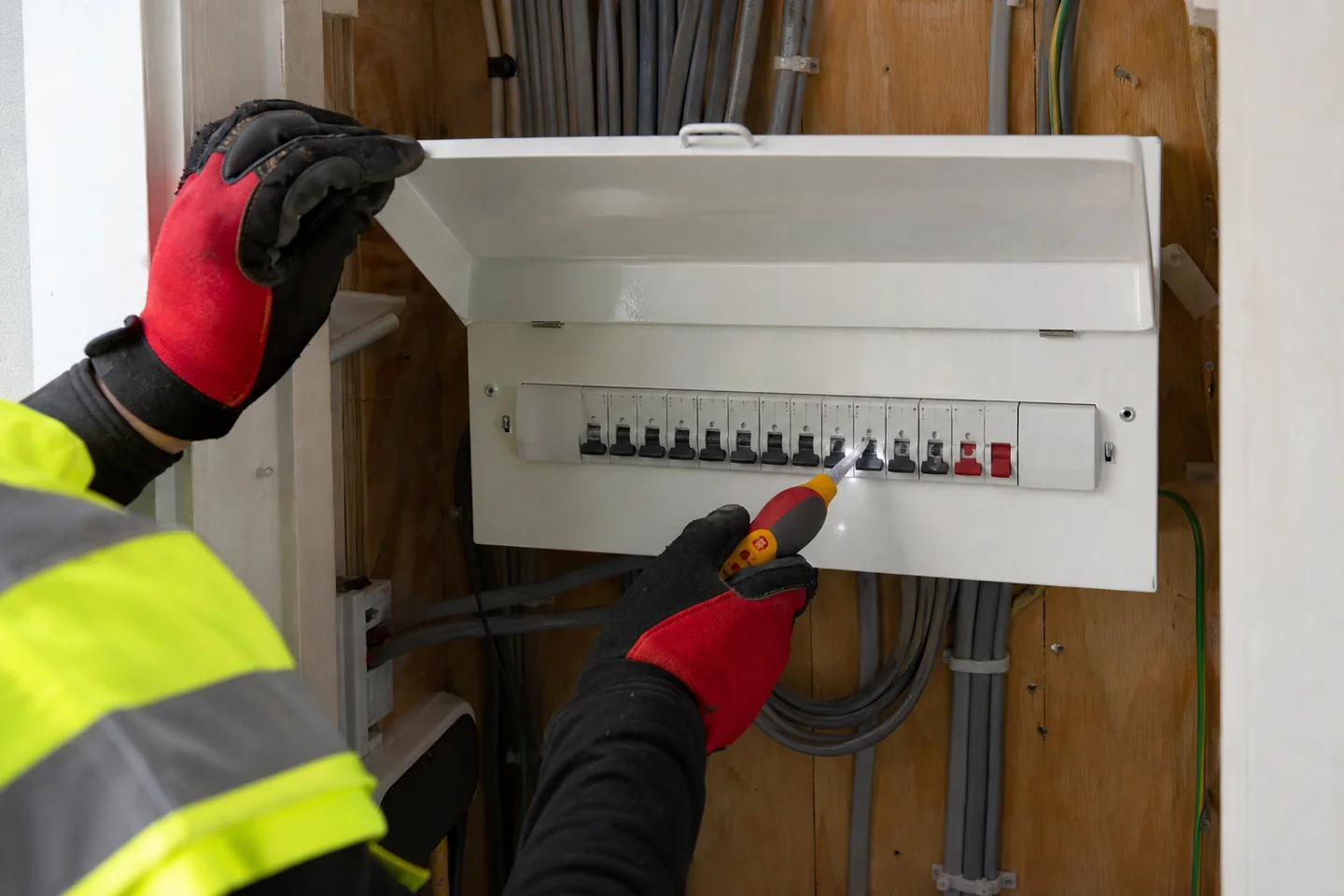 Consumer unit installation and inspection