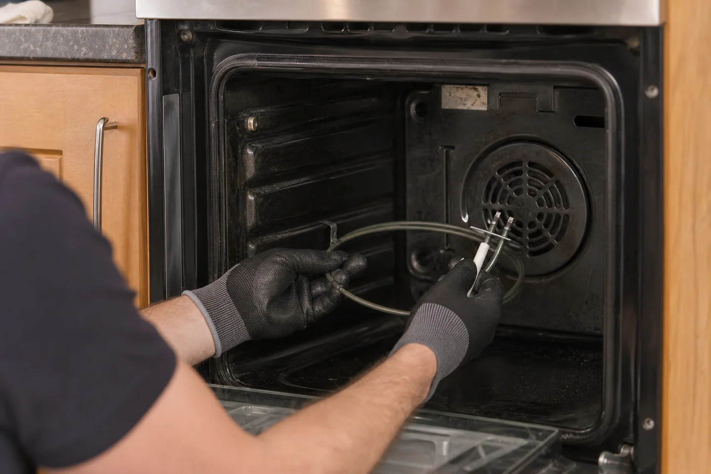 Electric oven element repair