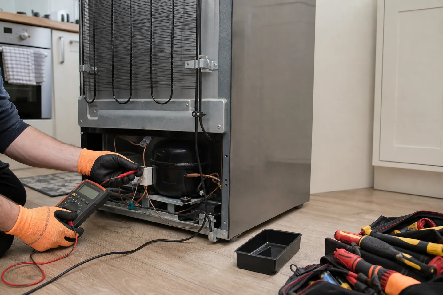 Fridge-freezer electrical diagnosis